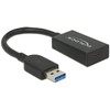 Šakotuvas Delock 65698 - 0.15 m - USB A - USB C - 3.2 Gen 2 (3.1 Gen 2) - Male/Female - Juodas