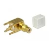 Delock Adapteris SMC Buchse 90° gewinkelt PCB