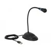 Broadcast Delock USB Schwanenhals Mikrofonas mit Standfu und Mute + On Off Taste