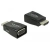 „Delock“ adapteris HDMI-A kištukas > VGA lizdas (be varžtų) juodas
