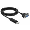 Delock Adapteris USB 2.0 Type-A iki 1 x serijos RS-232 DB9