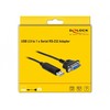 Delock Adapteris USB 2.0 Type-A iki 1 x serijos RS-232 DB9