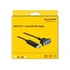 Delock Adapteris USB 2.0 Type-A iki 1 x serijos RS-232 DB9