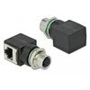 Delock tinklo adapterio M12 8 kontaktų A kodo lizdas su RJ45 lizdu