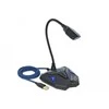 Delock Desktop USB Gaming Mikrofonas mit Schwanenhals und Mute Button