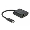 Delock USB Type-C™ adapteris Gigabit LAN 10/100/1000 Mbps su PD juoda spalva