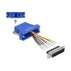 Delock Adapteris D-Sub 25 kontaktų kištukas su RJ45 moterimi surinkimo rinkinys mėlynas