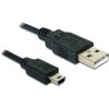 Delock Atrakinimo kabelis USB 2.0-A > USB mini-B 5 kontaktų 1 m vyriškas / vyriškas