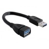 DELOCK kabelis USB 3.0 prailginimas A/A 15 cm vyriškas / moteriškas