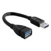 DELOCK kabelis USB 3.0 prailginimas A/A 15 cm vyriškas / moteriškas