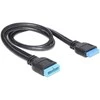 Delock prailginimo kabelis USB 3.0 kontaktų antraštė, vyriška / moteriška