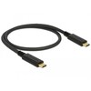 Delock USB 3.1 Gen 2 (10 Gbps) C tipo iki C tipo 0,5 m 3 A E-žymeklis