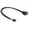 Kabelis Delock USB3.0 moteriškas>USB2.0 vyriškas