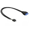 Kabelis Delock USB3.0 moteriškas>USB2.0 vyriškas