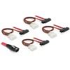 Delock Mini SAS – 4x SAS + Molex (83146)