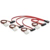 Delock Mini SAS – 4x SAS + Molex (83146)