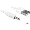 Delock Cable USB-A kištukas > Jack 3,5 mm kištukas 4 kontaktų iPod Shuffle 1 m