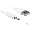 Delock USB-A į 3,5 mm 4 kontaktų jungties laidas
