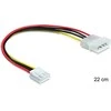Delock Molex – 4 kontaktų diskelis, 0,24 m, įvairiaspalvis (83184)
