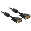 Delock Cable DVI 24+1 vyriškas > DVI 24+1 kišas 3 m juodas