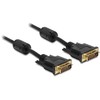 Delock Cable DVI 24+1 vyriškas > DVI 24+1 kišas 5 m juodas