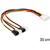 Delock Molex - 2- pin, 0,3m, Multicolor (83343)