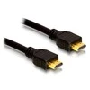 DELOCK kabelis didelės spartos HDMI Ethernet – 25 cm vyriškas / vyriškas