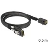 Delock Kabelis mini SAS HD SFF-8643 > mini SAS SFF-8087 0,5 m