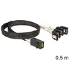 Delock Cable mini SAS HD SFF-8643 > 4 x SATA 7 kontaktų 0,5 m