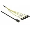Delock Cable mini SAS HD SFF-8643 > 4 x SATA 7 kontaktų 0,5 m