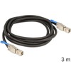 KABELIS SAS MINI HD SFF-8644 M/M 3M DELOCK
