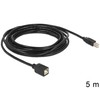 Delock ilgintuvas USB 2.0 B vyriškas > B moteriškas 5 m