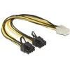 DELOCK Cable PCI Express 6pin > 2 x 8pin