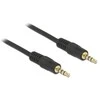 Kabelis Delock Jack 3.5mm - Jack 3.5mm 1m juoda (83435)