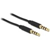 DELOCK Cable Stereo Jack 3,5 mm 4 kontaktų 2m