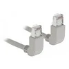 Delock Netzwerkkabel RJ45 Cat.6A S/FTP oben / oben gewinkelt 2 m
