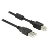 USB Delock - USB-B 1 m juodasis kabelis (83566)