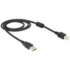USB Delock - USB-B 1 m juodasis kabelis (83566)