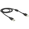USB Delock - USB-B 1 m juodasis kabelis (83566)