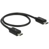 Sonstige „Delock“ maitinimo paskirstymo kabelis „Micro USB-B“ kištukas > „Micro USB-B“ kištukas OTG