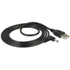 Delock kabelis USB maitinimas > DC 3,5 x 1,35 mm kištukas 90° 1,5 m