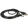 Delock Kabelis USB Power > DC 5,5 x 2,1 mm Stecker 90° 1,5 m