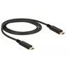Delock Cable USB 3.1 Gen 2 USB Type-C™ kištukas > USB Type-C™ kištukas el. žymeklis 1 m juodas
