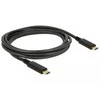 Delock Cable USB 3.1 Gen 1 USB Type-C™ kištukas > USB Type-C™ kištukas el. žymeklis 2 m juodas