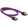 Delock SATA - SATA, 0,5 m, violetinė (83691)