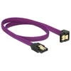 Delock SATA - SATA, 0,5 m, violetinė (83696)