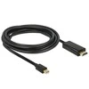 Delock Cable Mini Displayport 1.1 male > HDMI-A male 2 m juodas