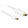 Delock Cable Mini Displayport 1.1 male > HDMI-A male 3 m balta