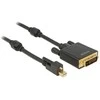 Delock Cable mini Displayport 1.2 kištukas su varžtu > DVI kištukas 1 m