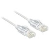 Patchkabel Delock RJ45 Cat6 U/UTP 1.00m baltas slim